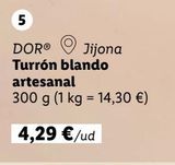 Oferta de Turrón blando por 4,29€ en Lidl
