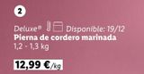 Oferta de Pierna de cordero Deluxe por 12,99€ en Lidl