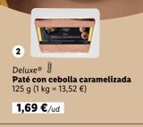 Oferta de Paté Deluxe por 1,69€ en Lidl