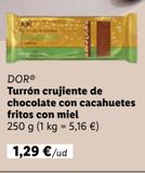 Oferta de Turrón crujiente por 1,29€ en Lidl