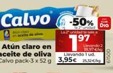 Oferta de Atún en aceite de oliva Calvo por 3,95€ en Dia Market