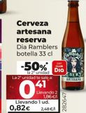 Oferta de Cerveza por 0,82€ en Dia Market