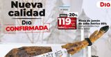 Oferta de Jamón ibérico por 119€ en Dia Market