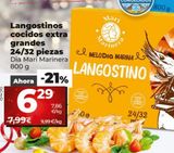 Oferta de Langostinos Dia por 6,29€ en Dia Market