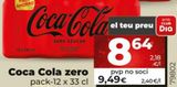 Oferta de Coca-Cola Zero por 9,49€ en Dia Market