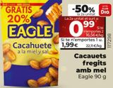 Oferta de Cacahuetes fritos con miel Eagle por 1,99€ en Dia Market