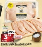 Oferta de Pechuga de pollo por 3,49€ en Dia Market