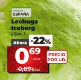 Oferta de Lechuga iceberg por 0,69€ en La Plaza de DIA