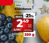 Oferta de Arándanos por 2,49€ en La Plaza de DIA