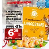 Oferta de Langostinos cocidos Dia por 6,29€ en La Plaza de DIA