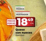 Oferta de Queso con nueces RAMBOL  por 18,49€ en La Plaza de DIA