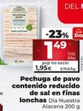 Oferta de Pechuga de pavo Dia por 1,95€ en Maxi Dia
