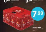 Oferta de 142 €/  ELLE ESTRELLA ESTRELLA ESTRELLA  SANM  ESTRELLA  FRELLA ESTRELLA ISTRE  7.99  ESTRELLA DAMM cervesa llauna 33 cl x 12 u  202 €A  en Coviran