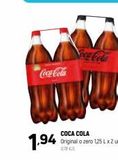Oferta de Coca-Cola  COCA COLA  1.94 Original o zero 1725 LX2 u.  en Coviran