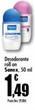 Oferta de Desodorante roll on Sanex por 1,49€ en Unide Supermercados