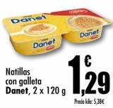 Oferta de Natillas con galleta Danet por 1,29€ en Unide Market
