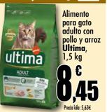 Oferta de Alimento para gato adulto con pollo y arroz Última por 8,45€ en Unide Market