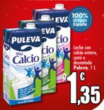 Oferta de Leche con calcio entera, semi o desnatada Puleva por 1,35€ en Unide Market