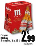 Oferta de Cerveza Mahou 5 estrellas por 2,99€ en Unide Market