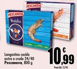 Oferta de Langostino cocido extra o crudo Pescanova por 10,99€ en Unide Market