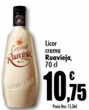 Oferta de Licor crema Ruavieja por 10,75€ en Unide Market