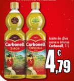 Oferta de Aceite de oliva suave o intenso Carbonell por 4,79€ en Unide Market