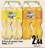 Oferta de Refresco de naranja o limón Fanta por 2,44€ en Unide Market