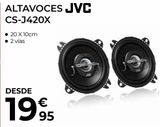 Oferta de Altavoces para coche JVC por 19,95€ en Feu Vert