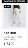 Oferta de Pantalones Nike por 74,99€ en Foot Locker