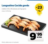 Oferta de Langostinos cocidos por 9,95€ en Ahorramas