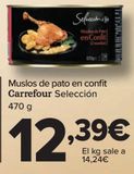 Oferta de Muslos de pato en confit Carrefour Selección por 12,39€ en Carrefour