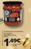 Oferta de Tomate frito con pimiento del piquillo Carrefour Extra por 1,49€ en Carrefour