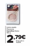Oferta de Lomo asado Florencia Carrefour Extra por 2,79€ en Carrefour