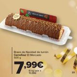 Oferta de Brazo de Navidad de turrón Carrefour El Mercado por 7,99€ en Carrefour