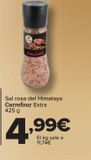 Oferta de Sal rosa del Himalaya Carrefour Extra por 4,99€ en Carrefour