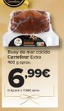 Oferta de Buey de mar cocido Carrefour Extra por 6,99€ en Carrefour