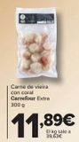 Oferta de Carne de vieira con coral Carrefour Extra por 11,89€ en Carrefour