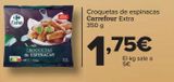 Oferta de Croquetas de espinacas Carrefour Extra por 1,75€ en Carrefour