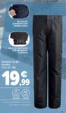 Oferta de Pantalón de Ski hombre  por 19,99€ en Carrefour