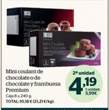 Oferta de Coulant de chocolate Premium por 5,99€ en La Sirena