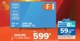 Oferta de TV 50PUS8517 Philips por 599€ en Carrefour