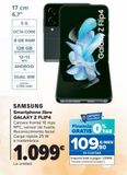 Oferta de Smartphone libre GALAXY Z FLIP4 Samsung por 1099€ en Carrefour
