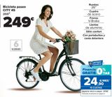 Oferta de Bicicleta paseo CITY 45  por 249€ en Carrefour