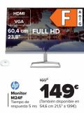 Oferta de Monitor M24F HP por 149€ en Carrefour