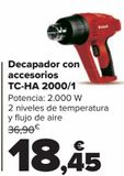 Oferta de Decapador con accesorios TC-HA 2000/1  por 18,45€ en Carrefour