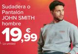 Oferta de Sudadera o Pantalón JOHN SMITH Hombre  por 19,99€ en Carrefour