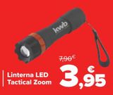 Oferta de Linterna LED Tactical Zoom  por 3,95€ en Carrefour