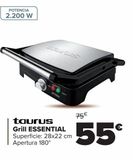Oferta de Grill ESSENTIAL Taurus por 55€ en Carrefour