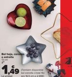 Oferta de Bol hoja, corazón o estrella por 1,49€ en Carrefour