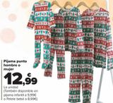 Oferta de Pijama punto hombre o mujer  por 12,99€ en Carrefour